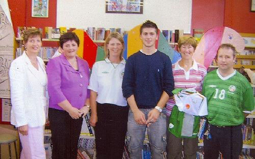 Mary Morrissey, Kay O’Dywer (Bank of Ireland), Annette Purcell, Shane Long (Guest), Helen Muldowney and Eddie Mullally